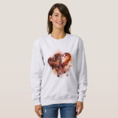 Sweatshirt Coeurs de chocolat (Devant entier)