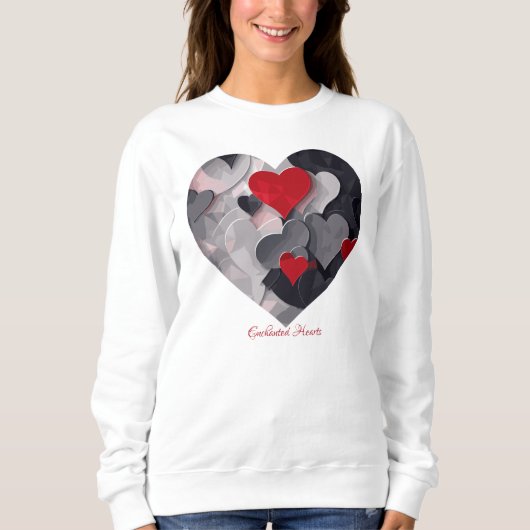 Sweatshirt Coeurs enchantés (Devant)