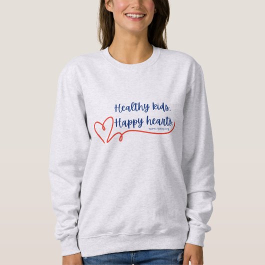 Sweatshirt Cœurs heureux (Devant)