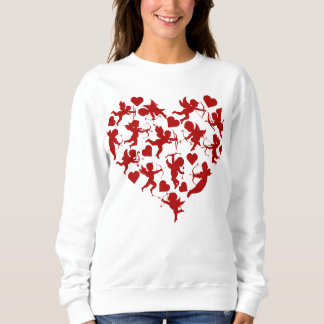 Sweatshirt Coeurs mous Saint Valentin Romantique