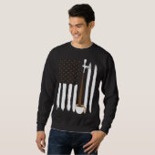 Sweatshirt Coffee American Flag USA 4th July Coffee (Devant entier)