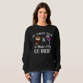 Sweatshirt Coffee And Wine (Devant entier)