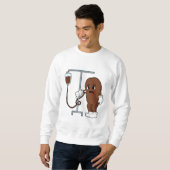 Sweatshirt Coffee bean with Coffee pot (Devant entier)