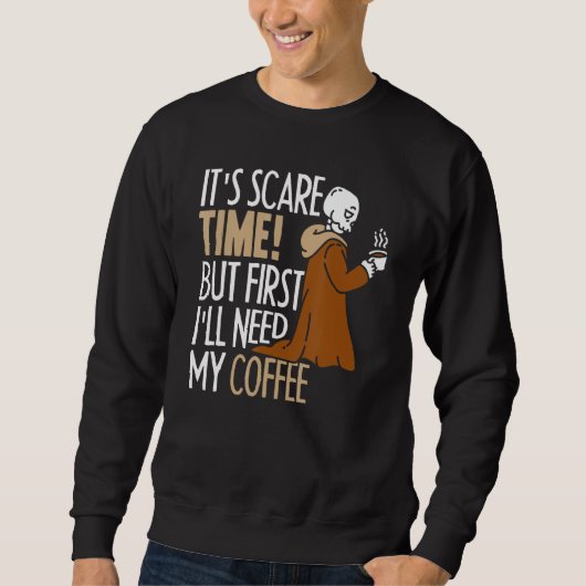 Sweatshirt Coffee Caffeine Cafe Roasting Barista Coffee Hallo (Devant)