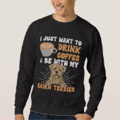 Sweatshirt Coffee Cairn Terrier (Devant)