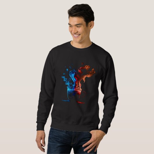 Sweatshirt Coffee Flames Frahling Coffee Cup Cafe (Devant entier)
