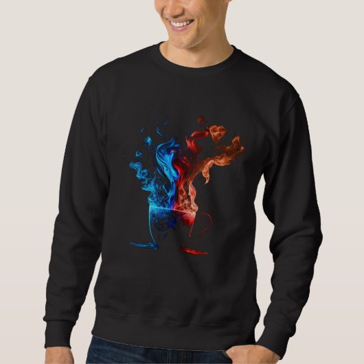 Sweatshirt Coffee Flames Frahling  Coffee Cup Cafe (Devant)