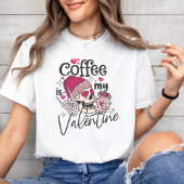 Sweatshirt Coffee Is My Valentine, amateur de café de Valenti
