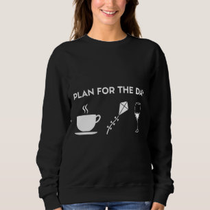Sweatshirt Coffee Kite Flying Wine