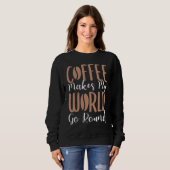Sweatshirt Coffee Lover Espresso Barista Cappuccino Latte Art (Devant entier)