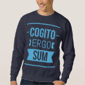 Sweatshirt Cogito ergo sum - phrase latine (Devant)