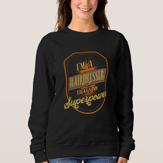 Sweatshirt Coiffeur coiffeur cadeau coiffeur (Devant)