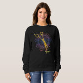 Sweatshirt Coiffeur ・ Coiffeur ・ Coiffeuse Mandala (Devant entier)