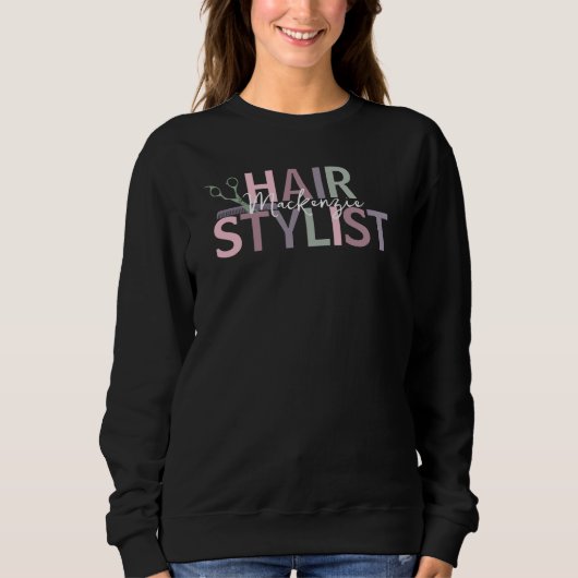 Sweatshirt Coiffeur Personnalisé (Devant)