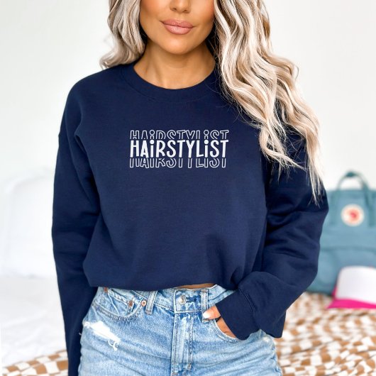 Sweatshirt Coiffeuse, Coiffeuse, Cosmetologue