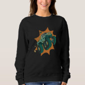 Sweatshirt Coins Car St Patricks Day (Devant)