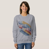 Sweatshirt Col cou - Texte foncé pour les couleurs (Devant entier)