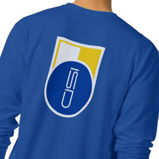 Sweatshirt Col Crewneck Logo ISD Bleu-Jaune Blanc