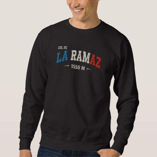 Sweatshirt Col De La Ramaz Cycling Bike Souvenir (Devant)