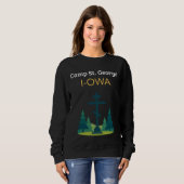 Sweatshirt Col rasé Iowa George Saint (Devant entier)