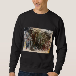 Sweatshirt Col Rond Artistique Moderne