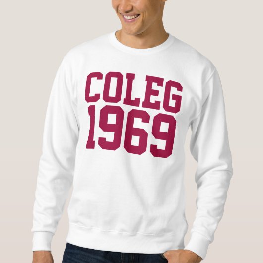 SWEATSHIRT COLEG 1969 (Devant)