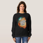 Sweatshirt Collage de carte non cartographié (Devant entier)