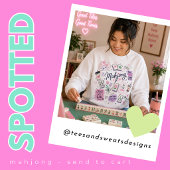 Sweatshirt Collage Mahjong avec tuiles