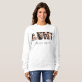 Sweatshirt Collage photo tante (Devant entier)