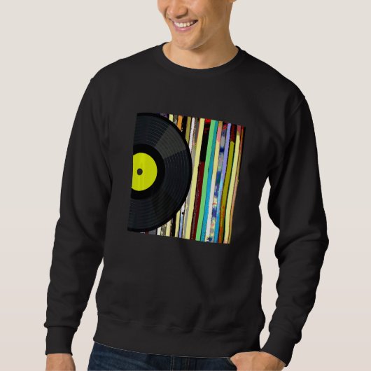 Sweatshirt Collecte d'albums de vinyle (Devant)