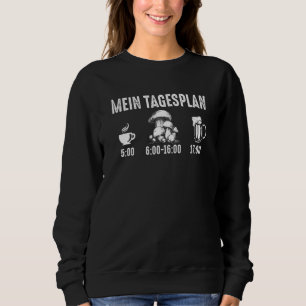Sweatshirt Collecteur de champignons Bière d'éponge de champi