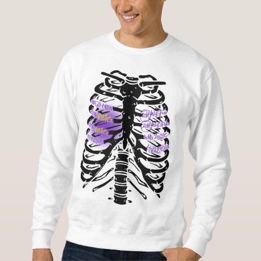 Sweatshirt collection Cute Bones (Devant)
