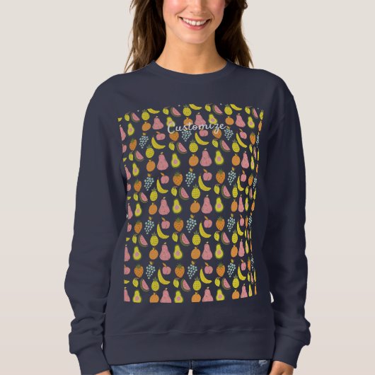 Sweatshirt Collection de fruits assorés Thunder_Cove (Devant)