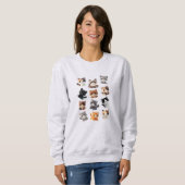 Sweatshirt Collection de jouets peluche pour chat (Devant entier)