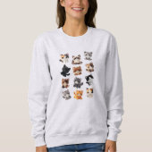 Sweatshirt Collection de jouets peluche pour chat (Devant)