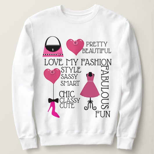 SWEATSHIRT COLLECTION REINE DU SHOPPING (Design devant)