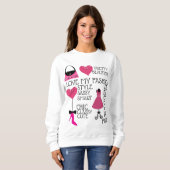 SWEATSHIRT COLLECTION REINE DU SHOPPING (Devant entier)