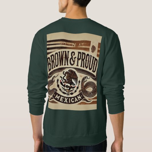 Sweatshirt Collection T-Shirt Brown et fière - Célébrez votre (Dos)