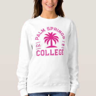 Sweatshirt College - Palm Springs - Pink