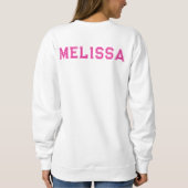 Sweatshirt College - Palm Springs - Pink (Dos)