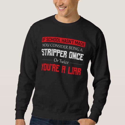 Sweatshirt College Student 100 Days of School High School 3 (Devant)