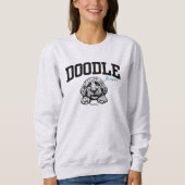 Sweatshirt College Style Script Doodle Maman (Devant)