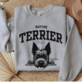 Sweatshirt College Varsity Script Scottish Terrier Mama