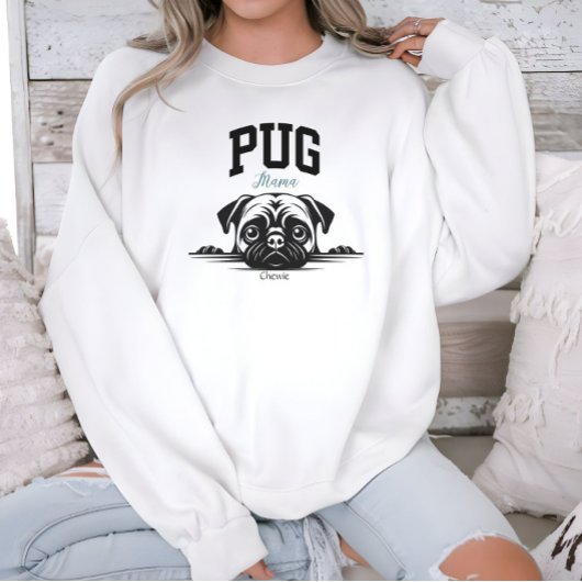Sweatshirt College Varsity Style Carlin de script Mama Amoure