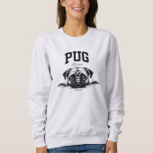 Sweatshirt College Varsity Style Carlin de script Mama Amoure (Devant)