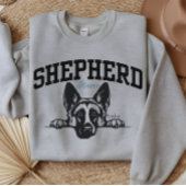 Sweatshirt College Varsity Style Script Shepherd Mama