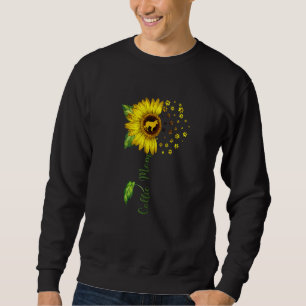 Sweatshirt Collie Maman Tournesol Collie Chien Maman Maman Ma