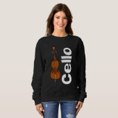 Sweatshirt Collier et texte blanc (Devant entier)