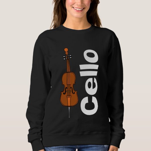 Sweatshirt Collier et texte blanc (Devant)