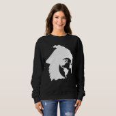 Sweatshirt ColliesWithoutBorders logo blanc (Devant entier)